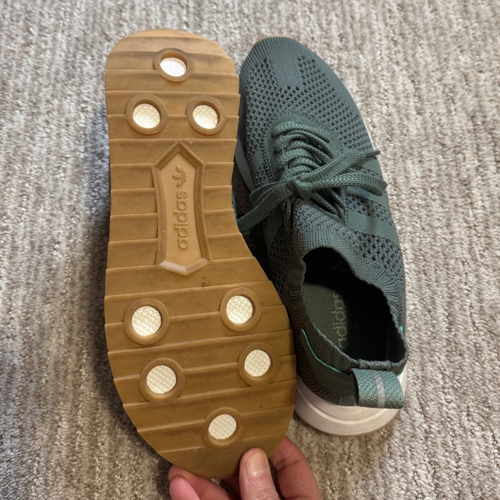 Adidas Green Knit Sneakers - Picture 4 of 5